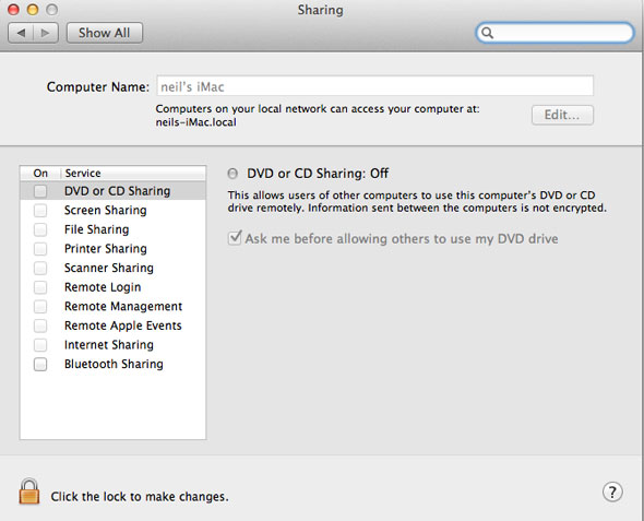 no-web-sharing in Mountain Lion