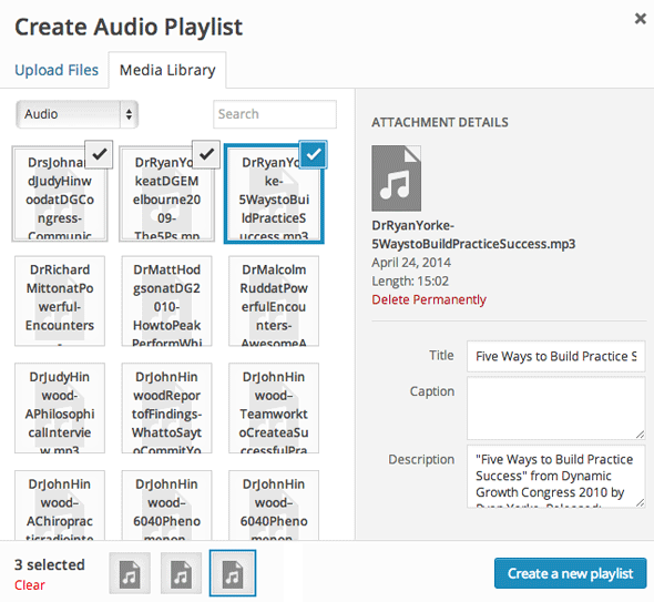 wordpress-audio-playlist-create