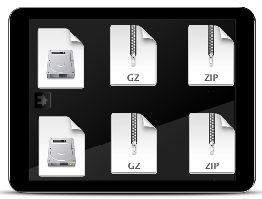 terminal zip folder