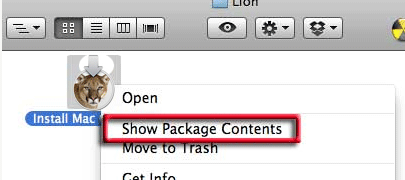 build a pacakge for osx