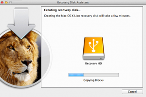 create lion recovery disk assistant on windows
