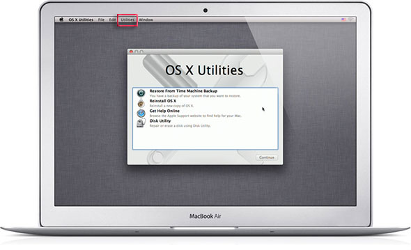 osx boot recovery partition
