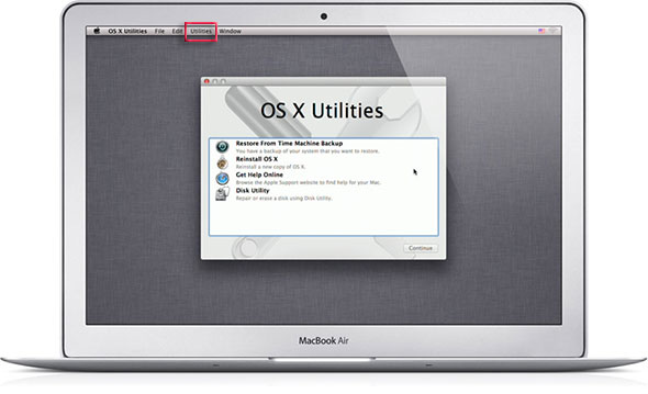 Factory Reset Macbook Air Yosemite