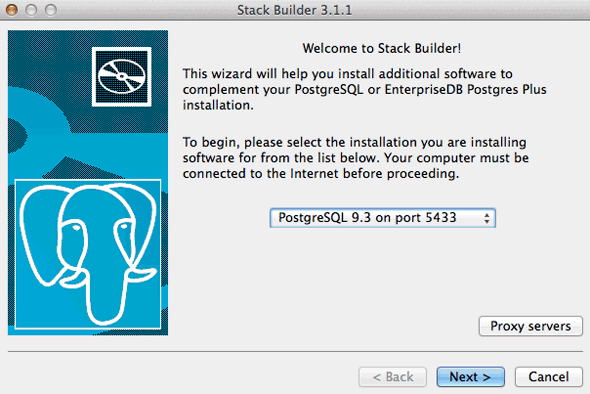 postgresql-stack-builder