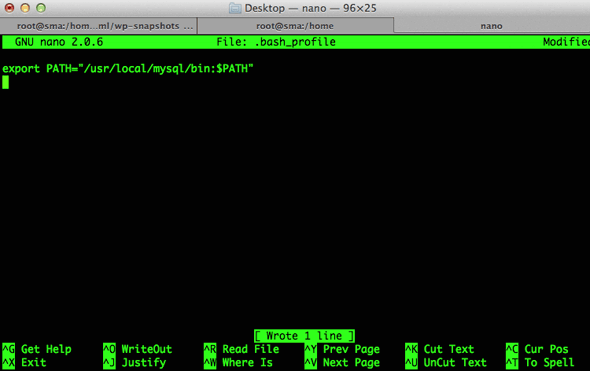 mac terminal commands from matla