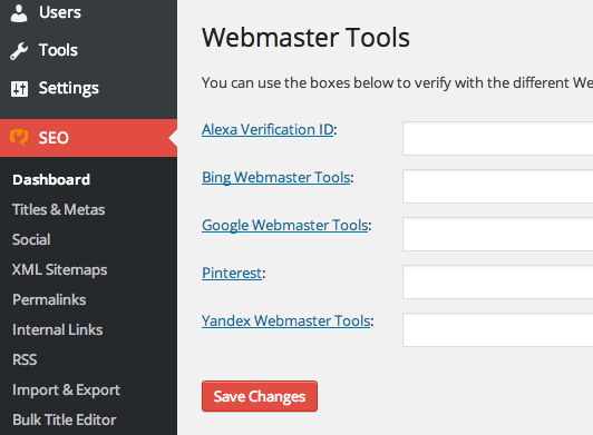 yoast-webmaster-integration
