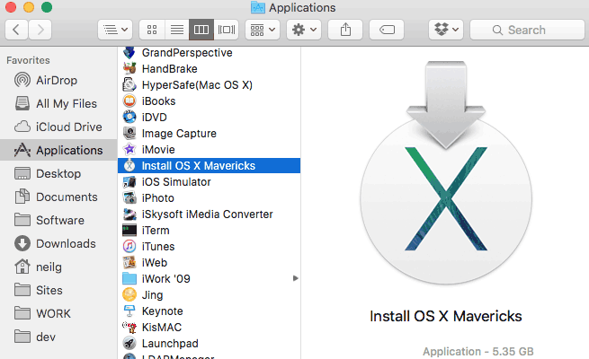 download os x mavericks bootable usb