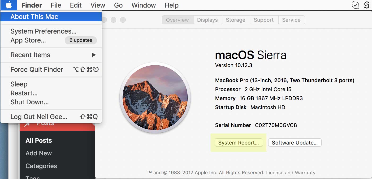 minimum space for mac hi sierra